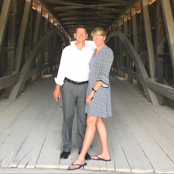 3/4 Bell sleeve dress - Picture 4 of 4